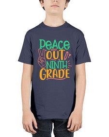 peace out nineth grade 637# - nineth grade - Youth Tee Unisex