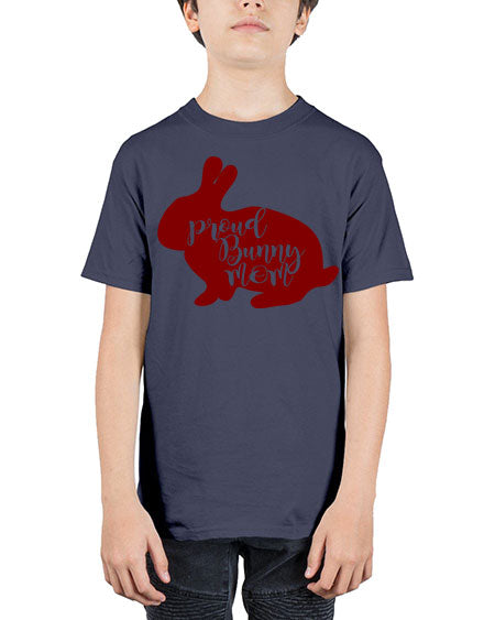 proud bunny mom - rabbit - Youth Tee Unisex