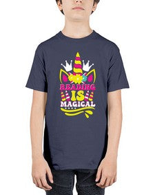 reading is magical 366# - unicorn - Youth Tee Unisex