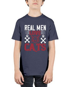 real man love cats Style 113# - cats - Youth Tee Unisex