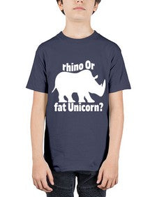 rhino or fat unicorn 376# - unicorn - Youth Tee Unisex