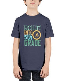 rollin into fifth grade 775# - fifth grade - Youth Tee Unisex