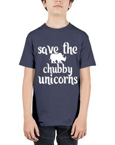 save the chubby unicorns 382# - unicorn - Youth Tee Unisex