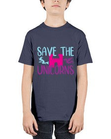 save the unicorns 390# - unicorn - Youth Tee Unisex