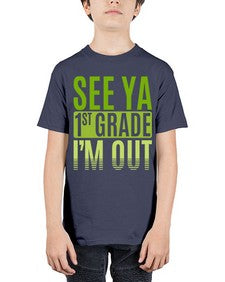 see ya first grade im out 841# - first grade - Youth Tee Unisex
