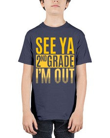 see ya second grade im out 843# - second grade - Youth Tee Unisex