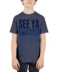 see ya third grade im out 845# - third grade - Youth Tee Unisex