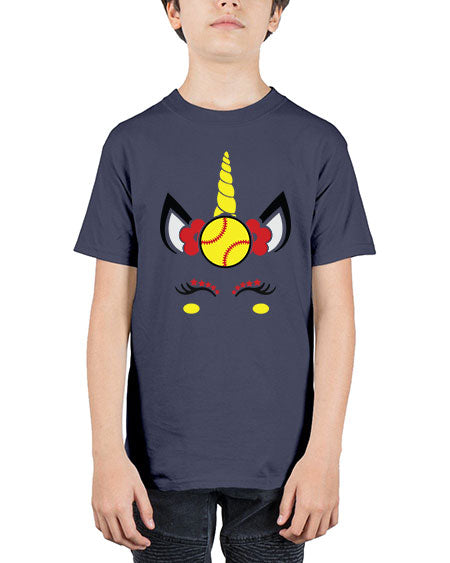 softball unicorn 399# - softball - Youth Tee Unisex