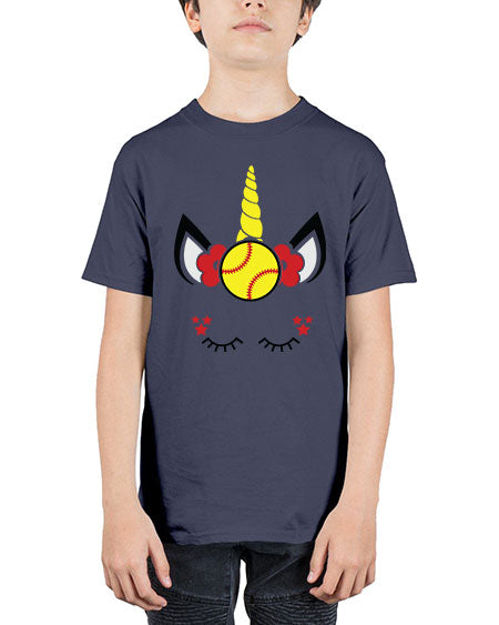 softball unicorn 400# - softball - Youth Tee Unisex