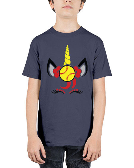 softball unicorn 401# - softball - Youth Tee Unisex