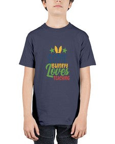 some bunny loves teaching Style 359# - teacher - Youth Tee Unisex