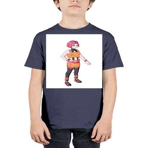 street girl wear orange outfit16# - anime - Youth Tee Unisex