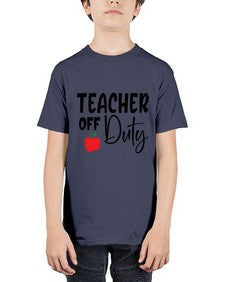 teacher off duty Style 377# - teacher - Youth Tee Unisex