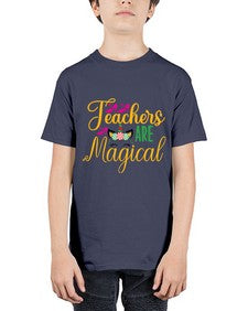 teachers are magical 430# - unicorn - Youth Tee Unisex