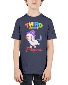 third Grade is Magical Unicorn 962# - third grade - Youth Tee Unisex