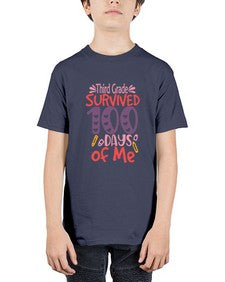 thirdgrade survived one hundred days of me 980# - third grade - Youth Tee Unisex