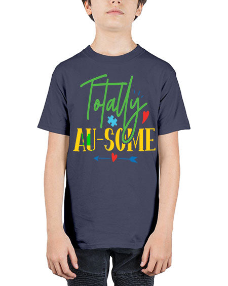 totally ausome Style 1# - autism - Youth Tee Unisex