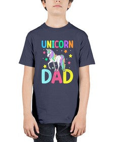 unicorn dad 454# - unicorn - Youth Tee Unisex