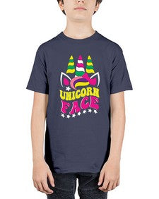 unicorn face 459# - unicorn - Youth Tee Unisex