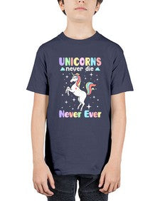 unicorns never die never ever 539# - unicorn - Youth Tee Unisex
