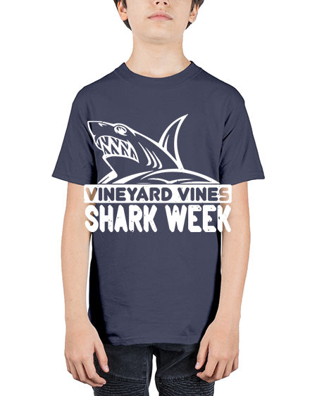 vineyard vines Shark Week Style 8# - shark-fish - Youth Tee Unisex
