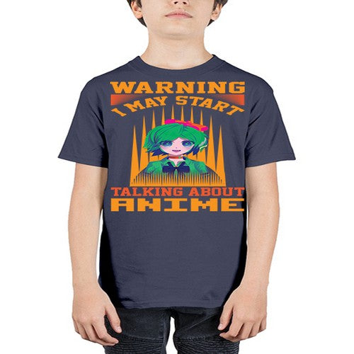 warning i may start talking about anime286# - anime - Youth Tee Unisex
