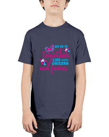 we go to together like unicorn and fairies 542# - unicorn - Youth Tee Unisex
