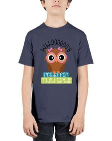 whooos ready for third grade girl 1010# - third grade - Youth Tee Unisex