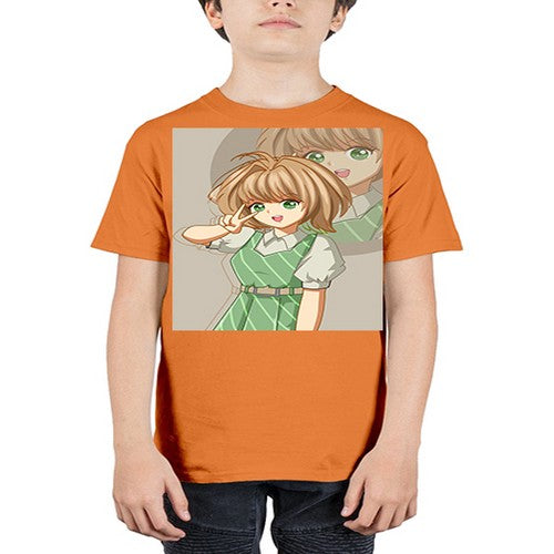 A beautiful and cute girl with dress 103# - anime - Youth Tee Unisex