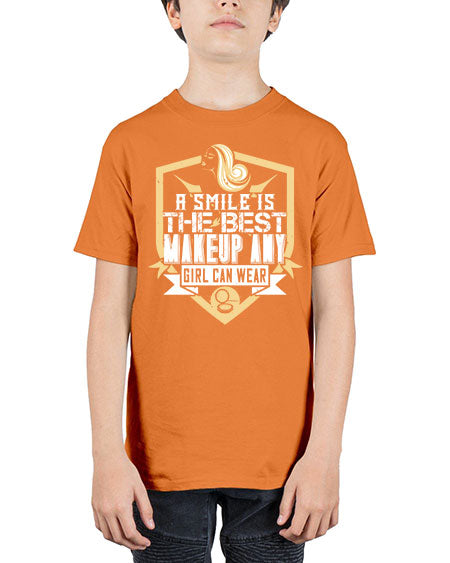 A smile is the best makeup any girl can wear Style 261# - beauty - fashion - Youth Tee Unisex