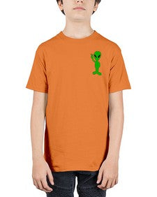 Alien in Pocket Side 3# - ufo - Youth Tee Unisex