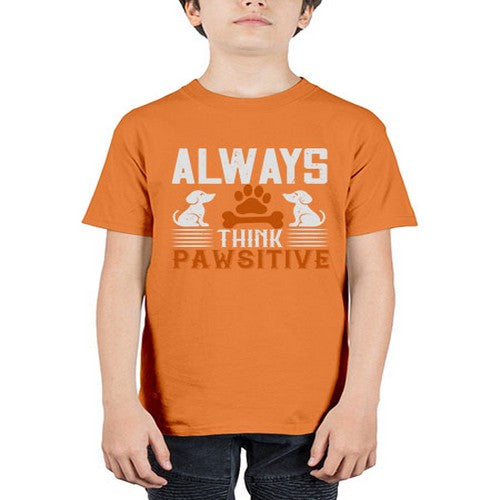 Always Think Pawsitive Style 133# - dogs - Youth Tee Unisex