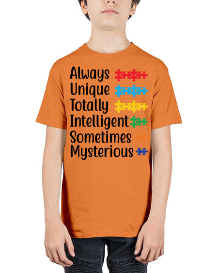 Always Unique Style 42# - autism - Youth Tee Unisex