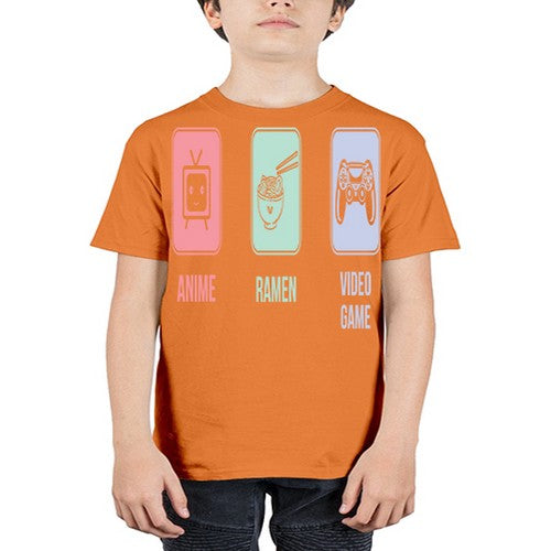 Anime Ramen Video Game Otaku Workout 219# - anime - Youth Tee Unisex