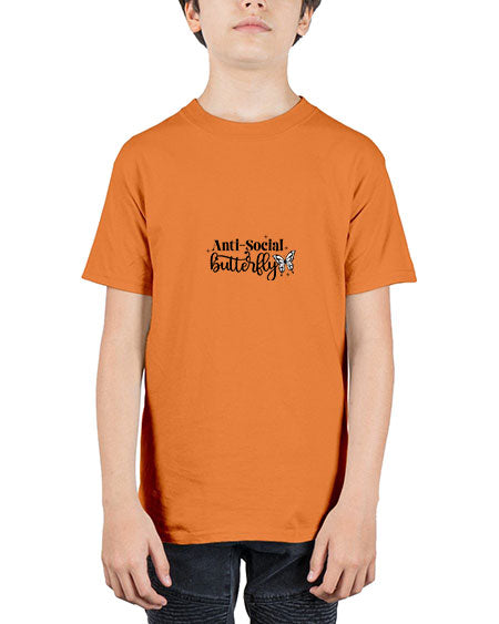 Anti Social Butterflyy - butterfly - Youth Tee Unisex