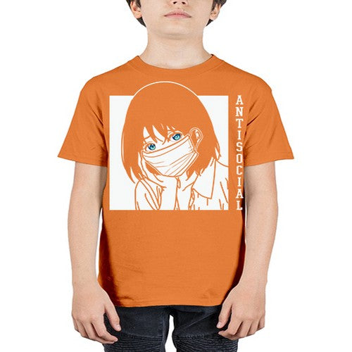 Anti Social Japanese Text Anime Anime 221# - anime - Youth Tee Unisex