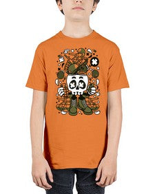 Army Skull Head 240# - skull and bones - Youth Tee Unisex
