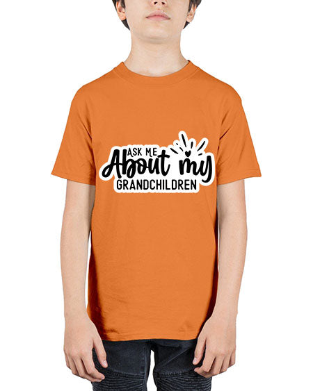 Ask Me About My Grandchildren 271# - baby - Youth Tee Unisex