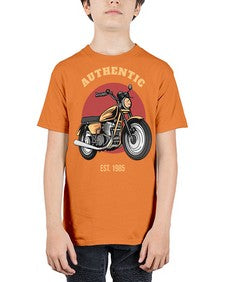 Authentic 8# - motorcycle - Youth Tee Unisex