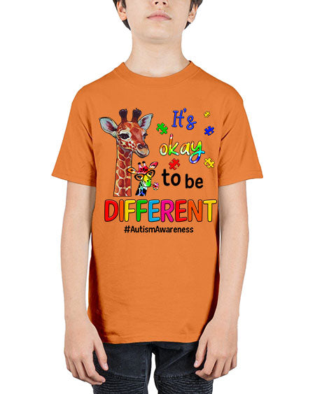 Autism Giraffe - autism - Youth Tee Unisex