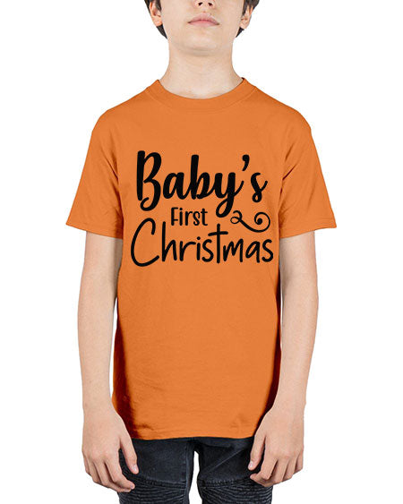 Babys First Christmas 277# - baby - Youth Tee Unisex