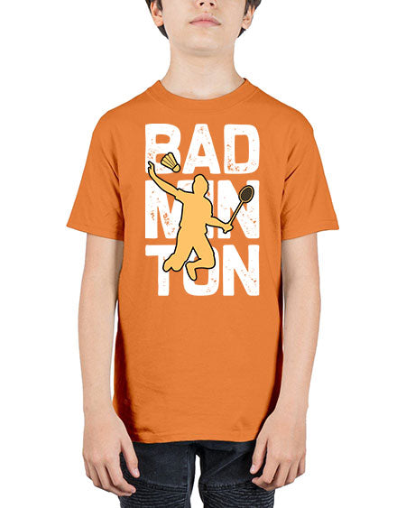 Bad 1452# - badminton - Youth Tee Unisex