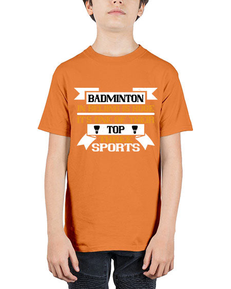 Badminton in beijing is huge its one of their top three sports 1672# - badminton - Youth Tee Unisex