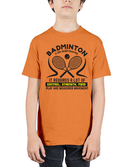 Badmintonis like ballet dancing 1448# - badminton - Youth Tee Unisex