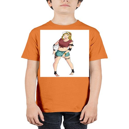 Beautiful girl volley in summer beach 38# - anime - Youth Tee Unisex