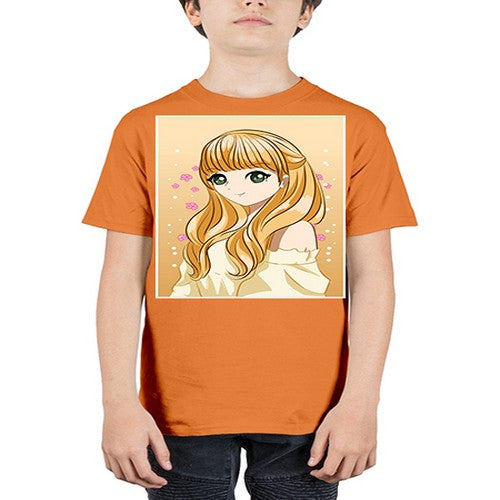 Beautiful princess blonde hair 147# - anime - Youth Tee Unisex