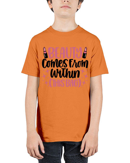 Beauty Comes From Within This Bag Style 138# - beauty - fashion - Youth Tee Unisex