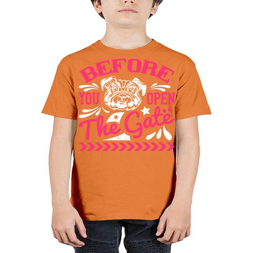 Before You Open The Gate Style 17# - dogs - Youth Tee Unisex