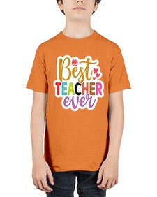 Best Teacher Ever 617# - teacher - Youth Tee Unisex