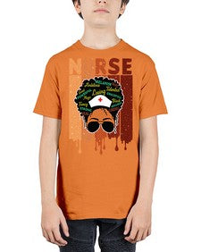 Black Nurse African Melanin Juneteenth 22# - black juneteenth - Youth Tee Unisex